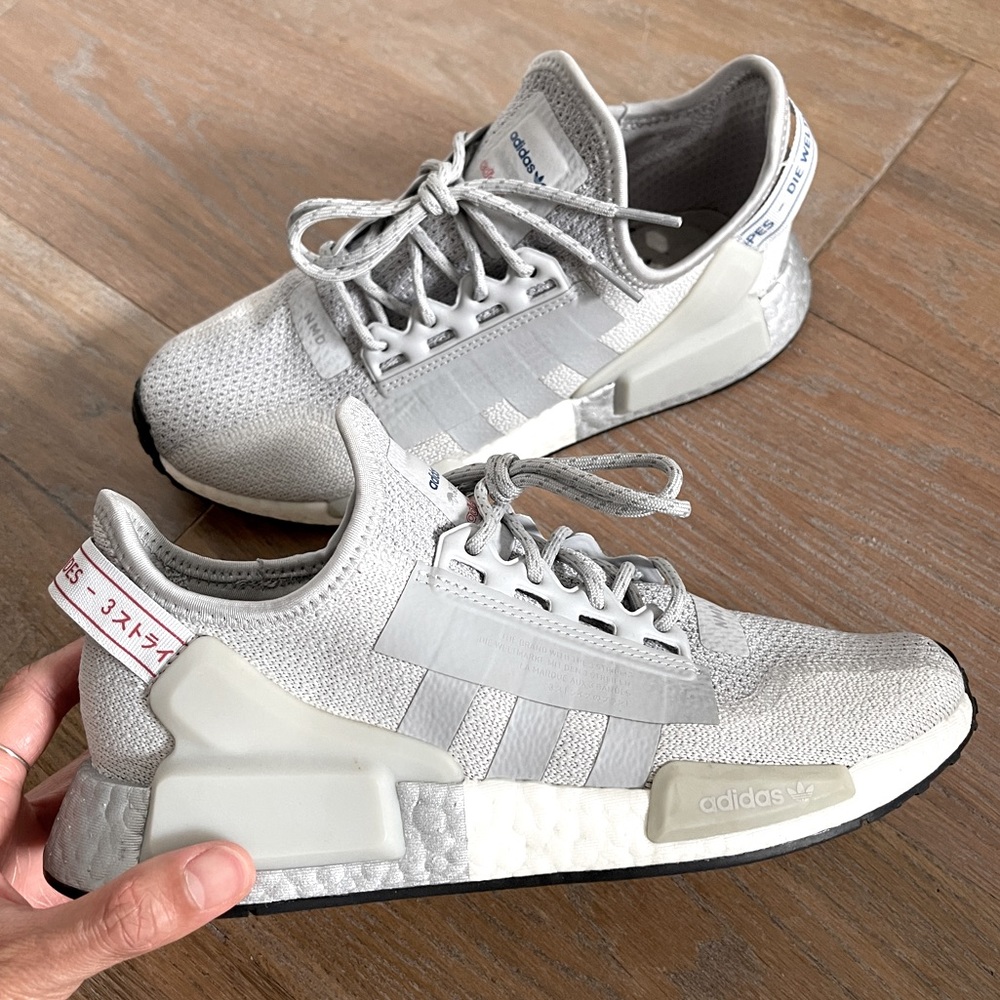 adidas Gray and White Women's Sneakers
